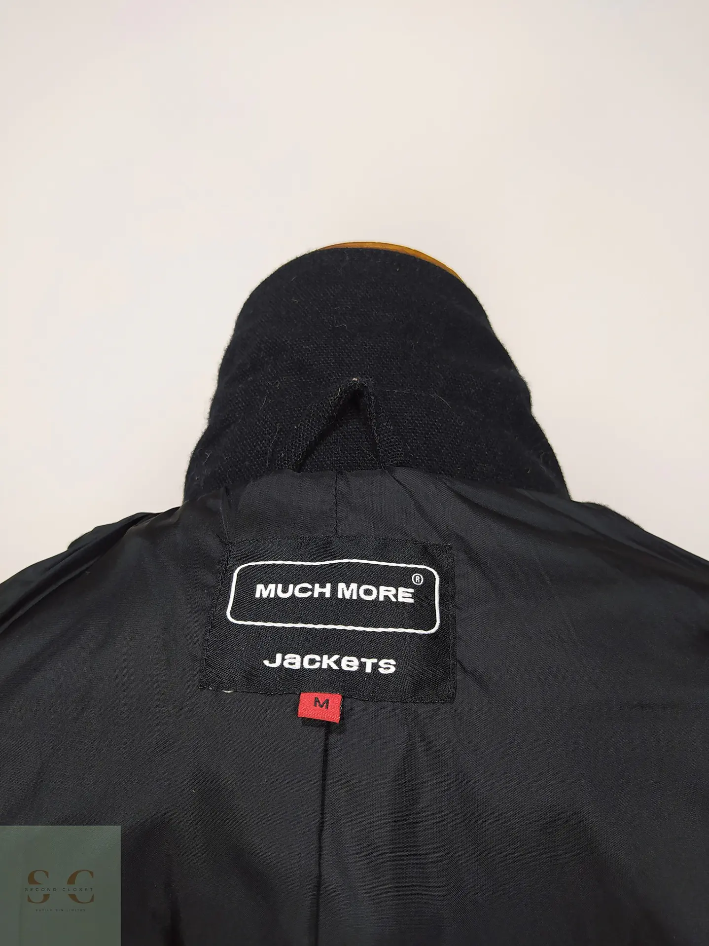 Abrigo Peacoat Cruzado de Paño con Solapa Ancha Much More Talla ML 8