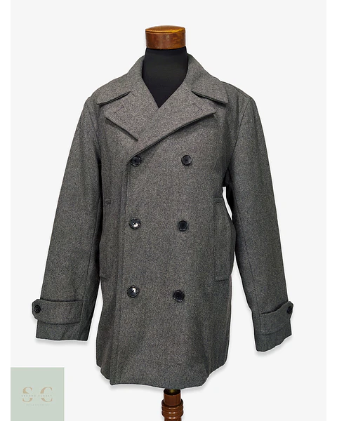 Abrigo Marinero Peacoat de Paño Cruzado Merona Talla XL