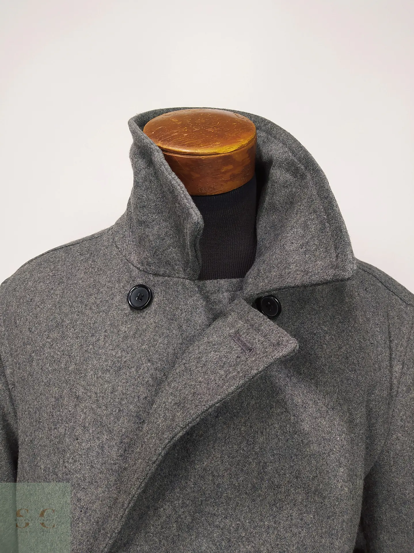 Abrigo Marinero Peacoat de Paño Cruzado Merona Talla XL 4