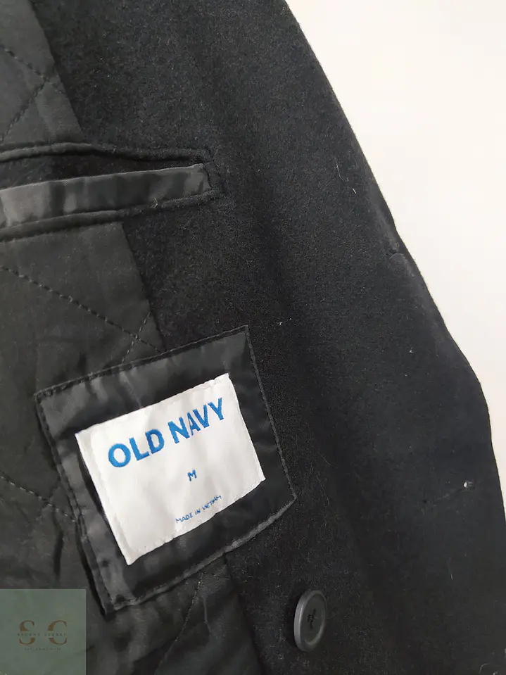 Abrigo Marinero Peacoat de Abotonadura Doble Old Navy Talla ML 5