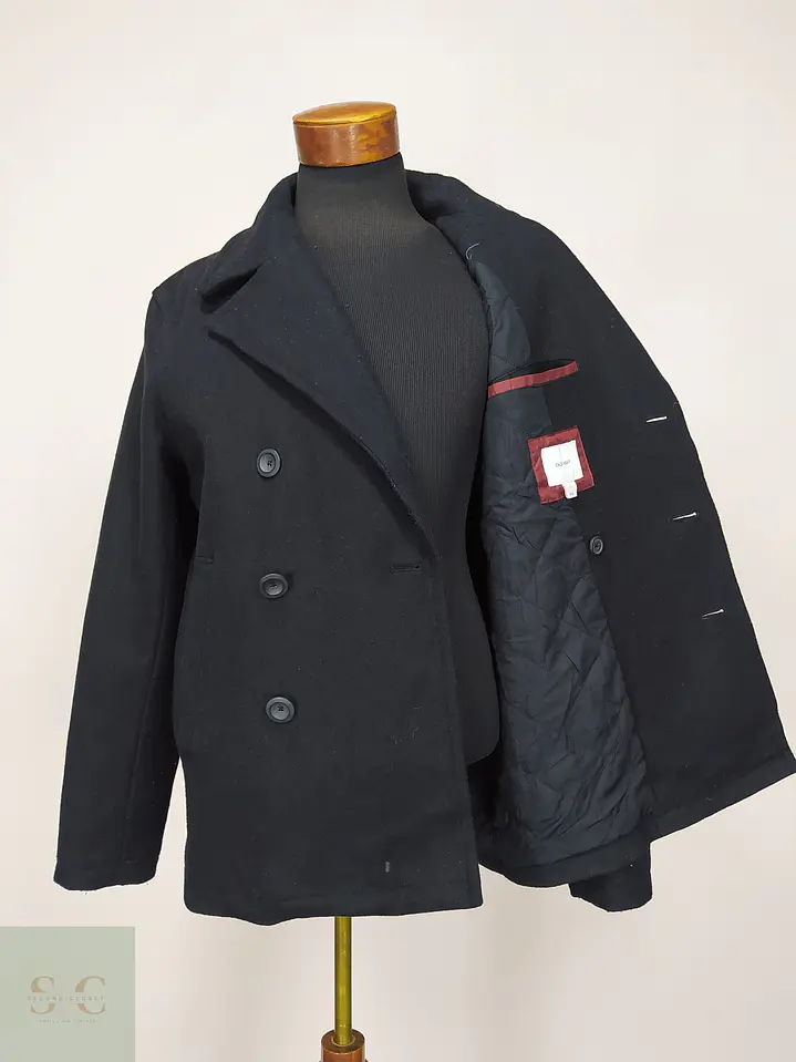 Abrigo Marinero Peacoat Cruzado de Paño Old Navy Talla LXL 4