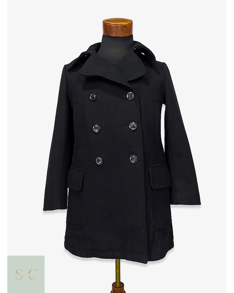 Abrigo Peacoat Marinero de Paño Mezcla Lana Gap Talla XS