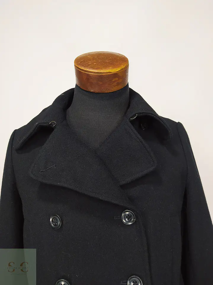 Abrigo Peacoat Marinero de Paño Mezcla Lana Gap Talla XS 3