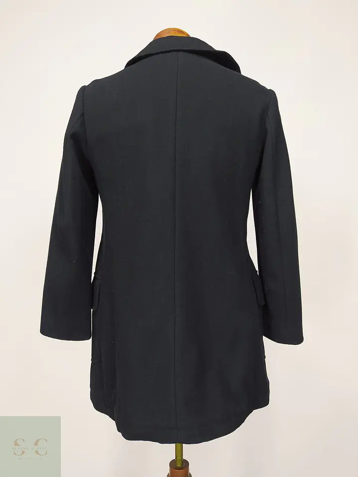 Abrigo Peacoat Marinero de Paño Mezcla Lana Gap Talla XS 5