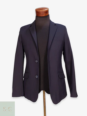 Blazer Formal Azul Marino de Corte Estructurado G.O.L. BOYS Talla XS