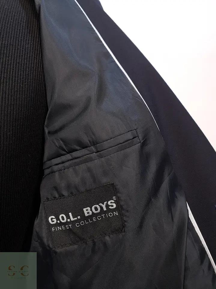 Blazer Formal Azul Marino de Corte Estructurado G.O.L. BOYS Talla XS 6