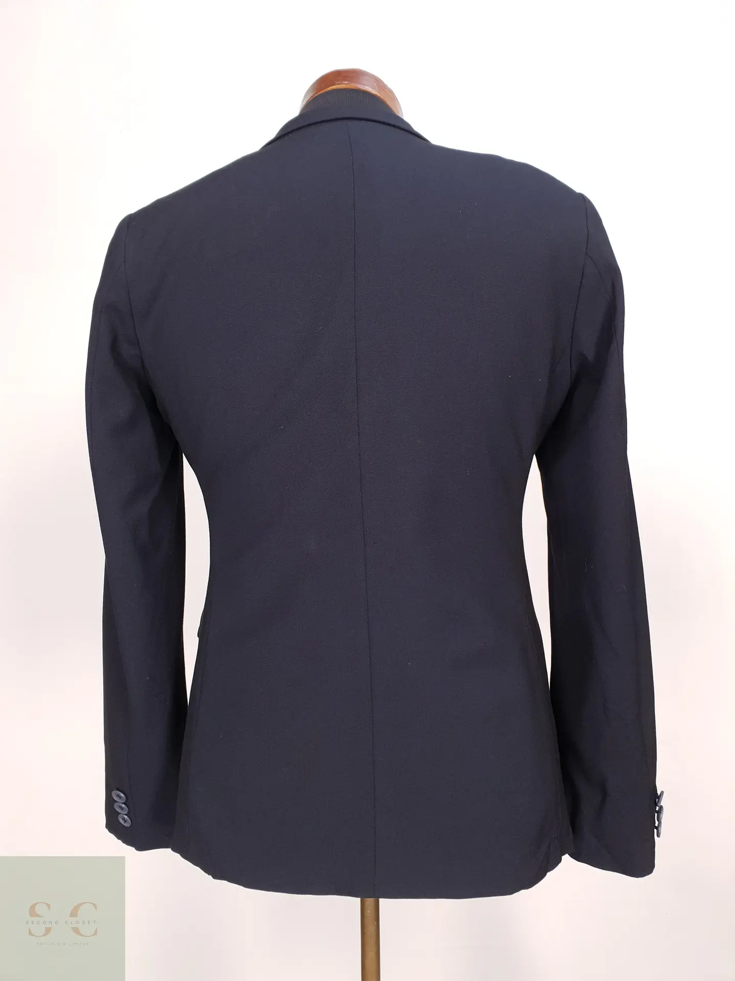 Blazer Estructurado Azul Marino con Solapa de Muesca C&A PREMIUM Talla XS 8