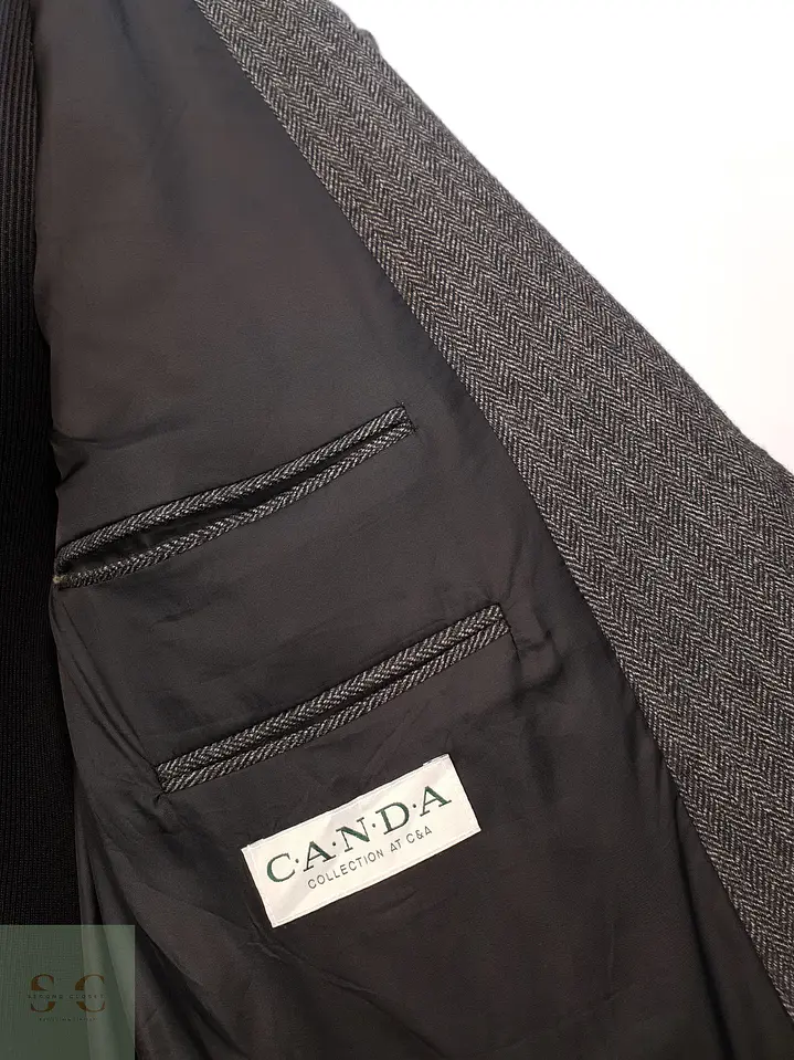 Blazer Clásico en Paño Espina de Pescado Canda Talla XXXL 5