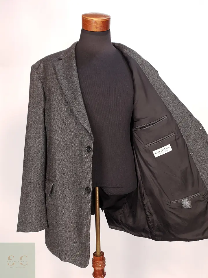 Blazer Clásico en Paño Espina de Pescado Canda Talla XXXL 7