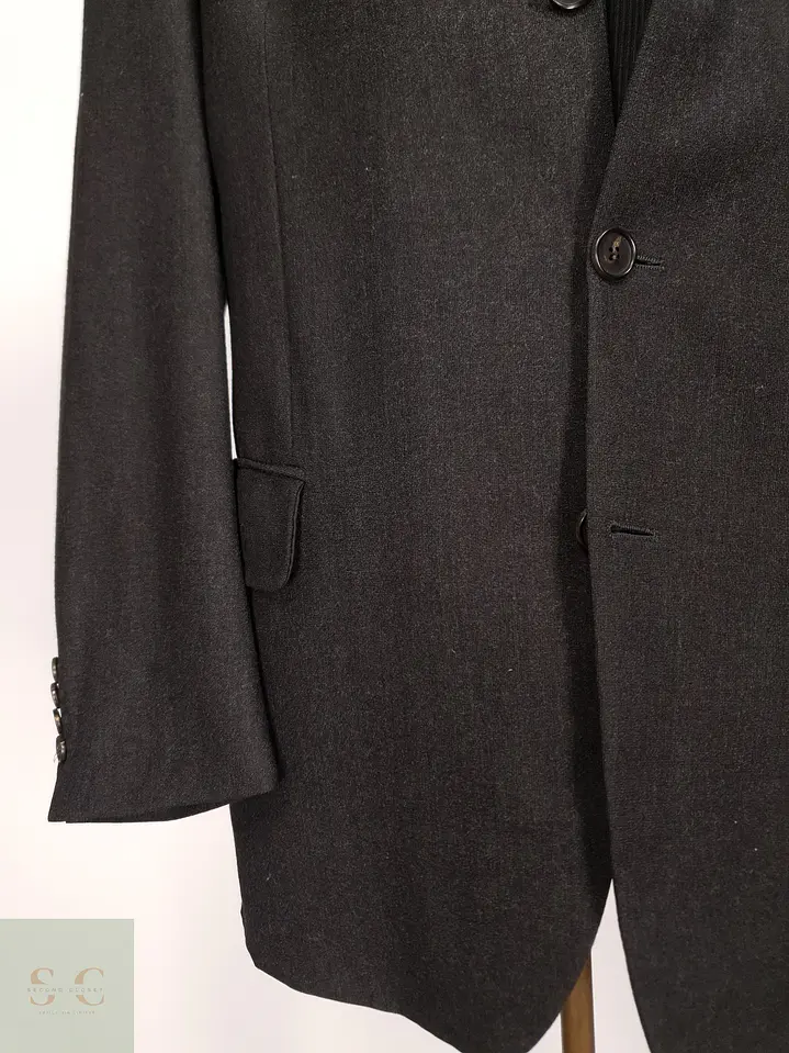 Blazer Clásico de Paño Grafito en Lana Virgen Peek & Cloppenburg Talla ML 2