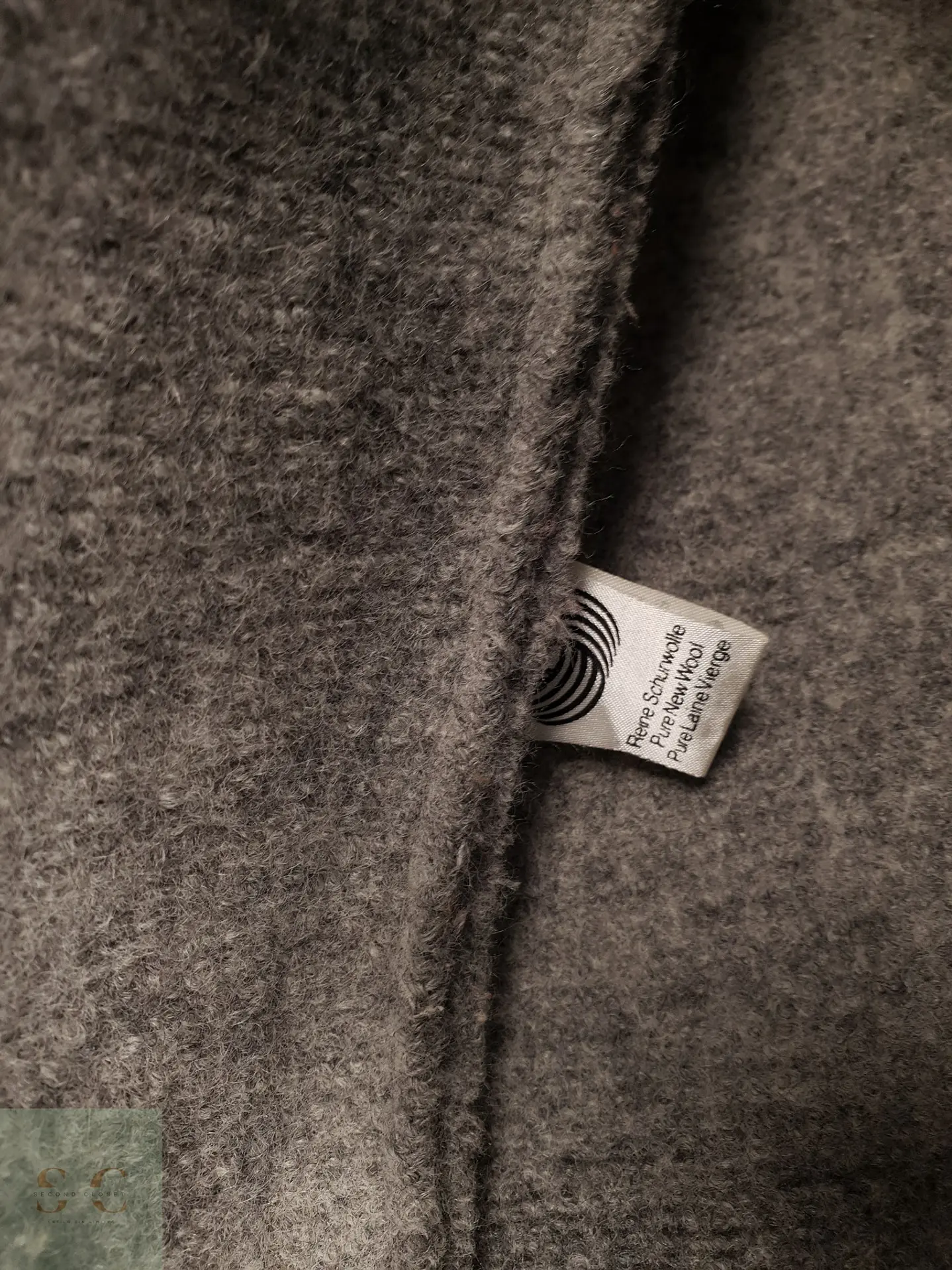 Chaqueta Alpina de Lana Hervida con Botones Metalizados Geiger Talla SM 8