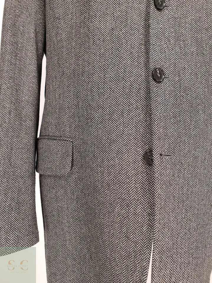 Blazer Clásico en Paño de Espiga con Cashmere McEARL Talla LXL 2