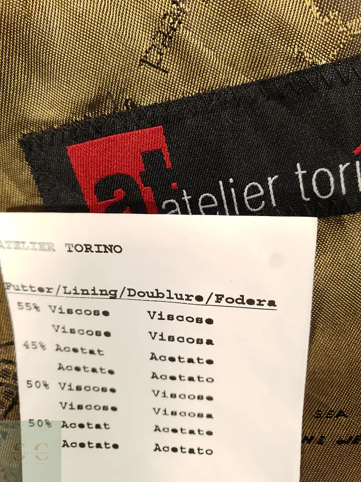 Blazer Harris Tweed de Espiga con Bolsillo Cerillero Atelier Torino Talla ML 7