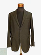 Blazer Estructurado en Paño Espigado Verde Olivo Eduard Dressler Talla ML - Miniatura 1
