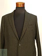 Blazer Estructurado en Paño Espigado Verde Olivo Eduard Dressler Talla ML - Miniatura 3