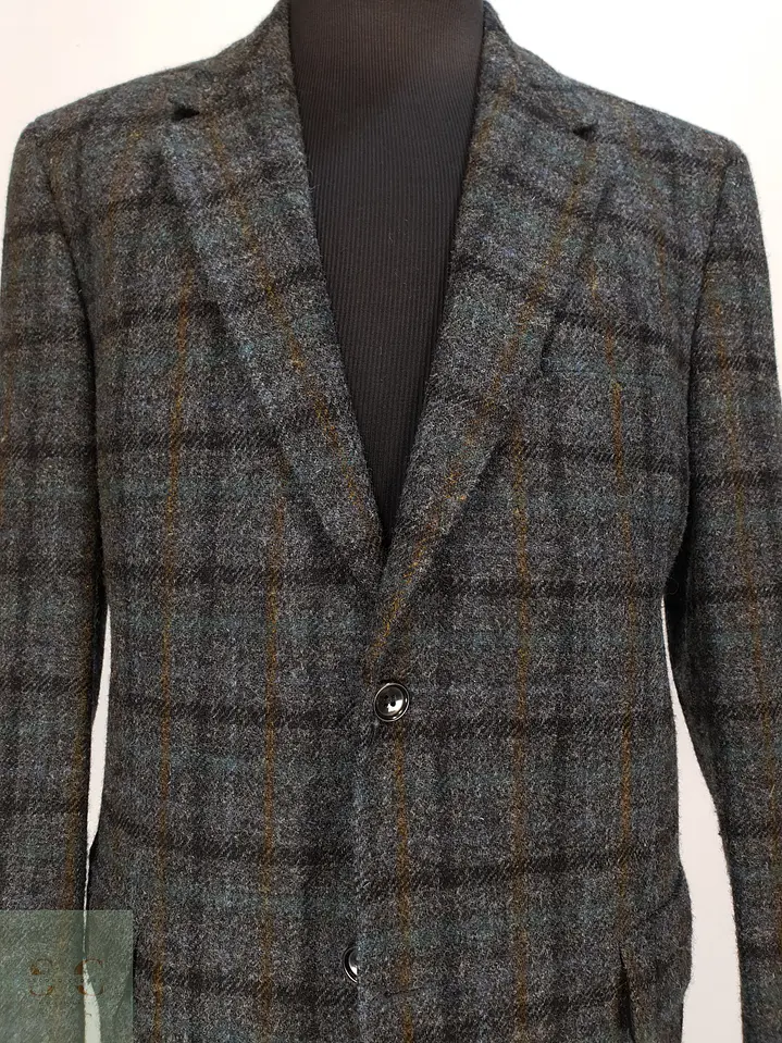 Blazer Clásico de Harris Tweed a Cuadros Robert Red Talla LXL 3