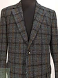 Blazer Clásico de Harris Tweed a Cuadros Robert Red Talla LXL - Miniatura 3