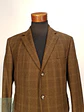 Blazer Texturizado de Lana Virgen con Patrón Cuadrillé Roy Robson Talla LXL - Miniatura 2