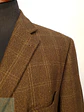 Blazer Texturizado de Lana Virgen con Patrón Cuadrillé Roy Robson Talla LXL - Miniatura 3