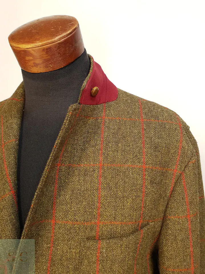 Chaqueta de Tweed Country en Paño de Lana Virgen con Acolchado Interior Toyner Talla XL 3