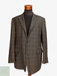 Blazer Estructurado de Paño Fino en Cuadros Ventana Carl Gross Talla XL - Miniatura 1