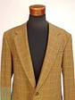 Blazer Clásico en Pure Cashmere Italiano Pata de Gallo Mostaza Talla XXL - Miniatura 2