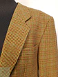 Blazer Clásico en Pure Cashmere Italiano Pata de Gallo Mostaza Talla XXL - Miniatura 3