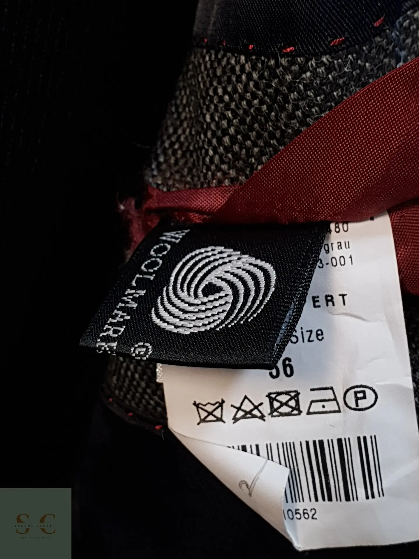 Blazer de Paño Tweed con Trama de Cuadros Ventana Paul Smith Talla XL 5