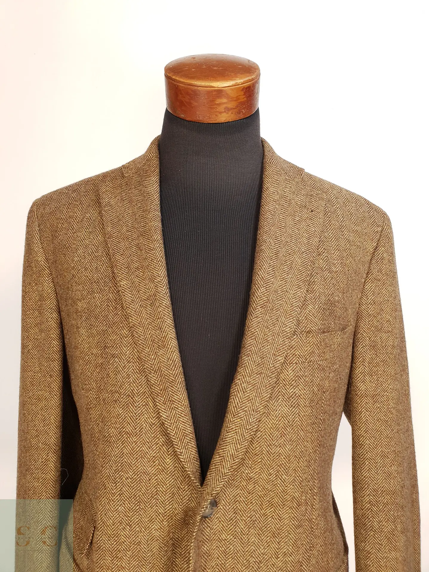 Blazer Clásico en Tweed Espigado de Cashmere y Lana Guy Laroche Talla L 2