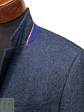Blazer Estructurado en Paño Espigado Azul Marino Tommy Hilfiger Talla M - Miniatura 3