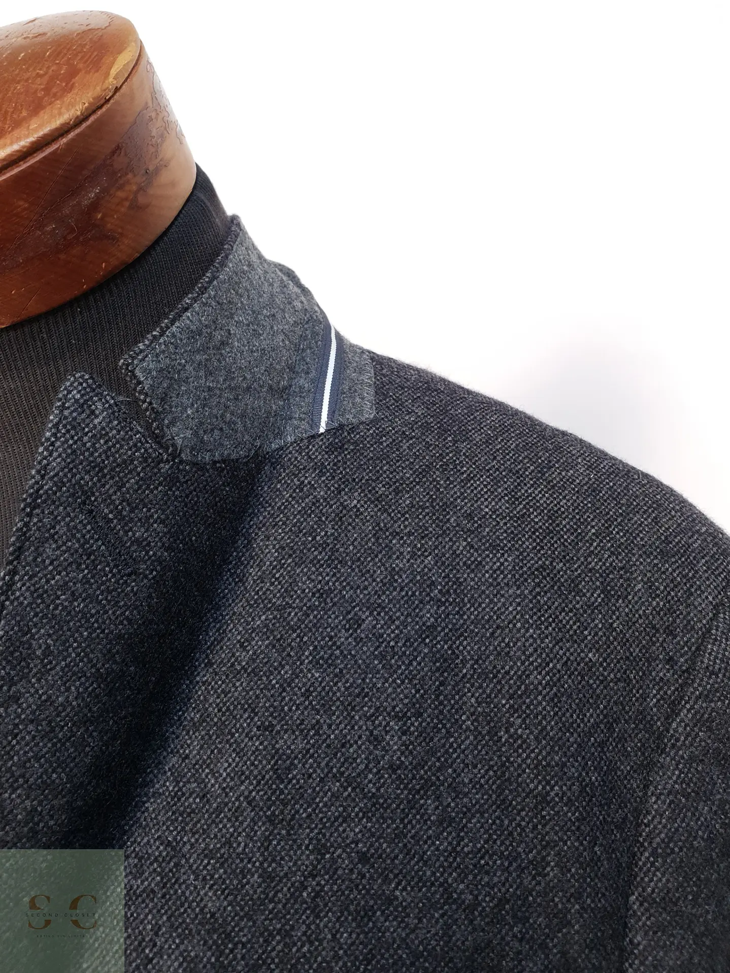 Blazer de Paño Texturizado y Solapa Muesca Marc O'Polo Talla M 5