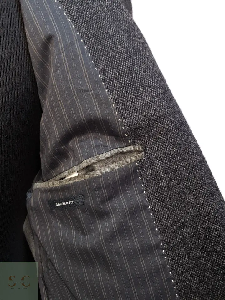 Blazer de Paño Texturizado y Solapa Muesca Marc O'Polo Talla M 7