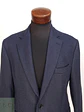 Blazer Sastrial de Pura Lana Tejido Espiga Azul Oscuro Fabiod Talla ML - Miniatura 3