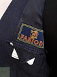Blazer Sastrial de Pura Lana Tejido Espiga Azul Oscuro Fabiod Talla ML - Miniatura 7