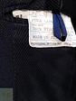Blazer Sastrial de Pura Lana Tejido Espiga Azul Oscuro Fabiod Talla ML - Miniatura 8