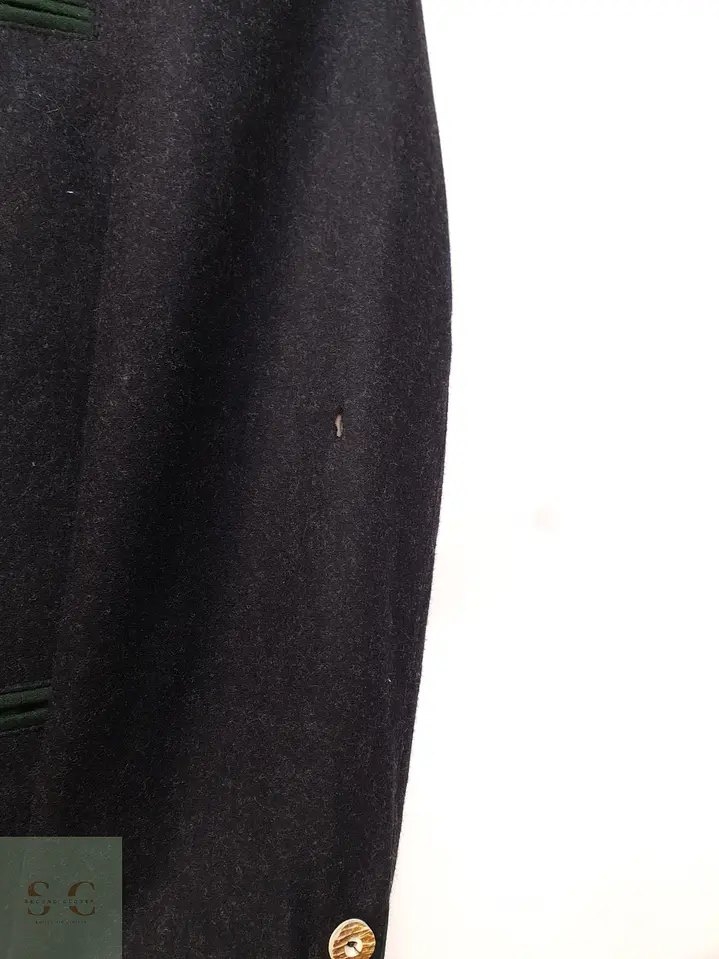 Chaqueta Tradicional de Paño Alpino con Cuello Stand Talla L 6