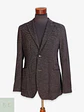 Blazer Desestructurado en Tejido Italiano Microcuadros Grafito y Mostaza Mey & Edlich Talla M - Miniatura 1