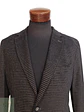 Blazer Desestructurado en Tejido Italiano Microcuadros Grafito y Mostaza Mey & Edlich Talla M - Miniatura 4