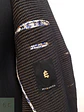 Blazer Desestructurado en Tejido Italiano Microcuadros Grafito y Mostaza Mey & Edlich Talla M - Miniatura 6
