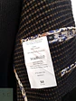 Blazer Desestructurado en Tejido Italiano Microcuadros Grafito y Mostaza Mey & Edlich Talla M - Miniatura 7