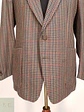 Blazer Sastrense en Paño de Lana Virgen con Micro Patrón Multitonal Yves Saint Laurent Talla LXL - Miniatura 2