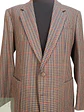 Blazer Sastrense en Paño de Lana Virgen con Micro Patrón Multitonal Yves Saint Laurent Talla LXL - Miniatura 3