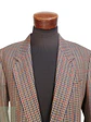 Blazer Sastrense en Paño de Lana Virgen con Micro Patrón Multitonal Yves Saint Laurent Talla LXL - Miniatura 4