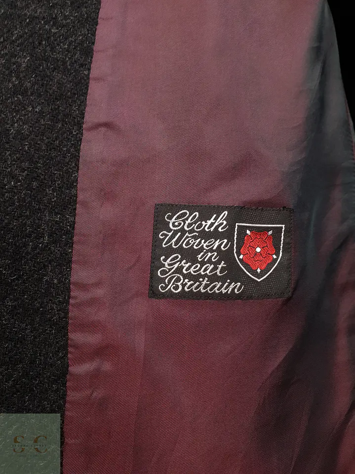 Blazer Clásico de Paño Marengo en Lana Virgen Británica Atelier Torino Talla ML 7