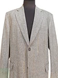 Blazer en Espiga de Lana de Cordero con Finas Rayas Lanificio di Pray Talla LXL - Miniatura 3