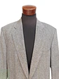 Blazer en Espiga de Lana de Cordero con Finas Rayas Lanificio di Pray Talla LXL - Miniatura 4