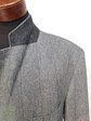 Blazer en Espiga de Lana de Cordero con Finas Rayas Lanificio di Pray Talla LXL - Miniatura 5