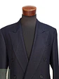 Blazer Cruzado en Paño Espiga Azul Marino Roy Robson Talla LXL - Miniatura 4