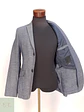 Blazer Texturizado de Algodón y Lino Corte Slim Fit H&M Talla XS - Miniatura 7