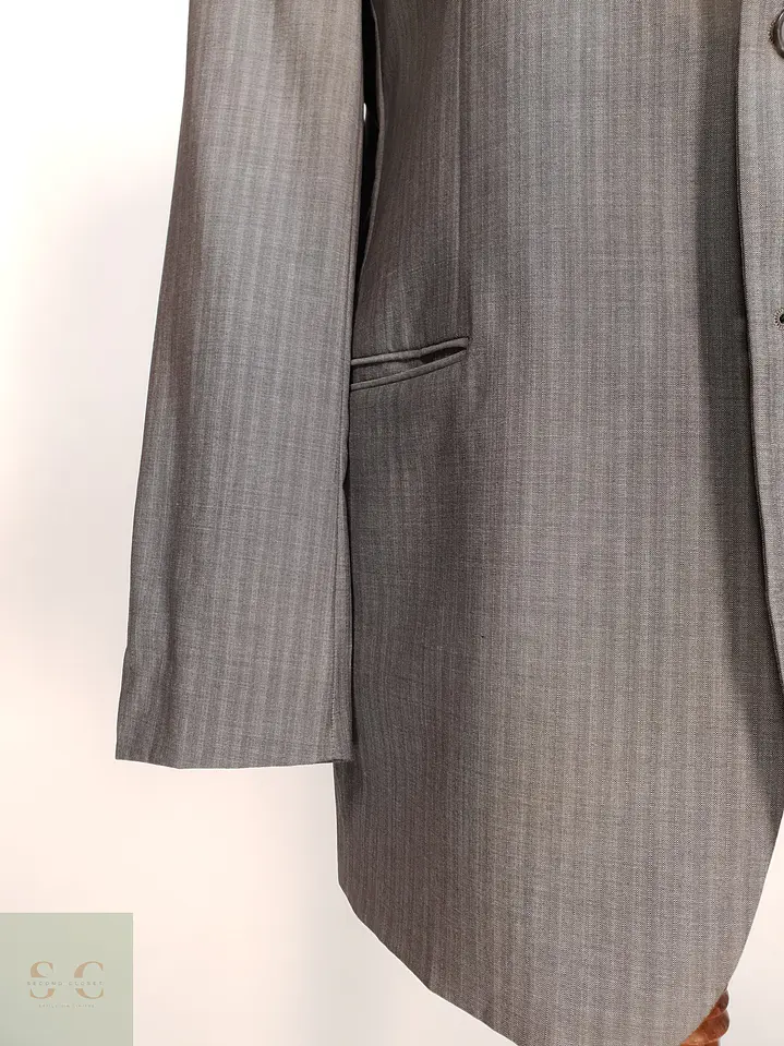 Blazer de Lana Virgen con Trama de Microrrayas Daniel Hechter Talla L 2